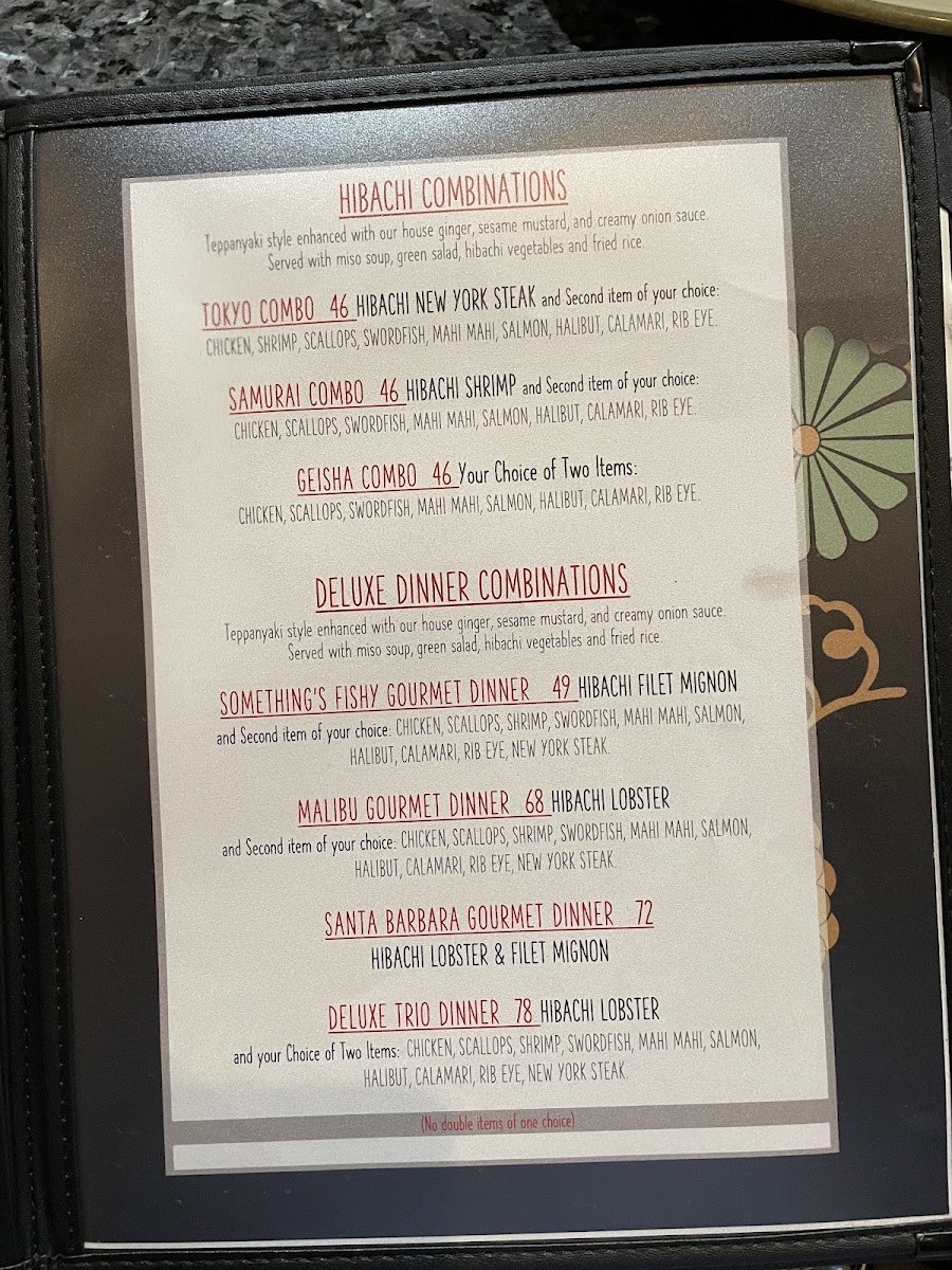 Hibachi Steak House And Sushi Bar By Something's Fishy Menu-4
