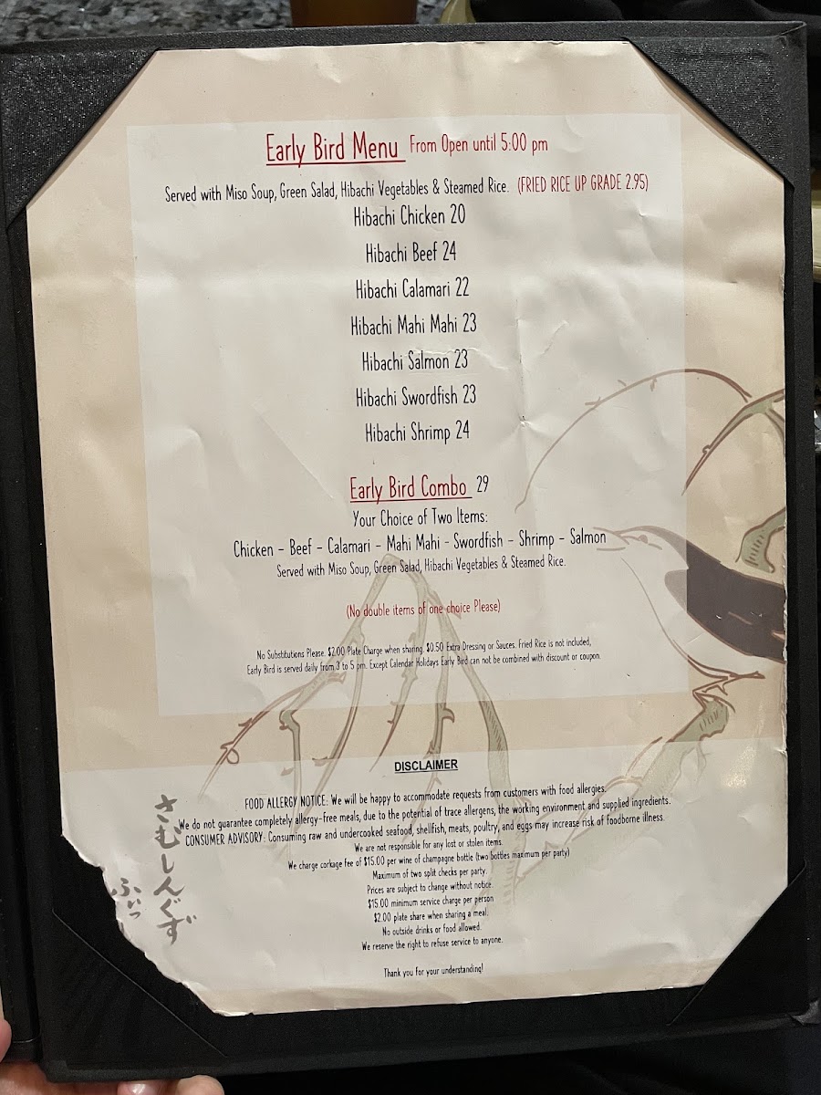 Hibachi Steak House And Sushi Bar By Something's Fishy Menu-5