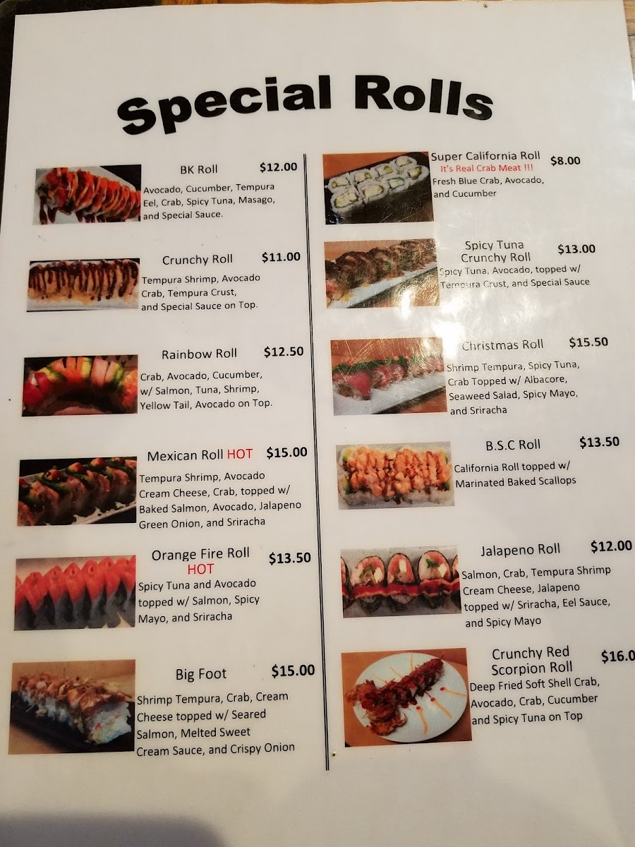 Hibachi Steak House And Sushi Bar By Something's Fishy Menu-9